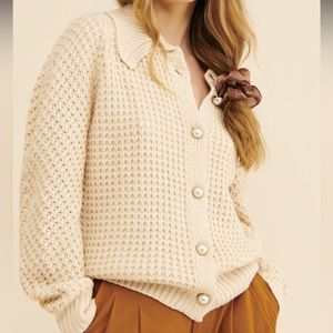 Moon River Knit + Pearled Cardigain